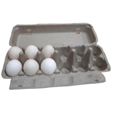 Paper Pulp Egg Carton Biodegradable Pulp Fiber Egg Tray molded paper pulp packaging tray egg